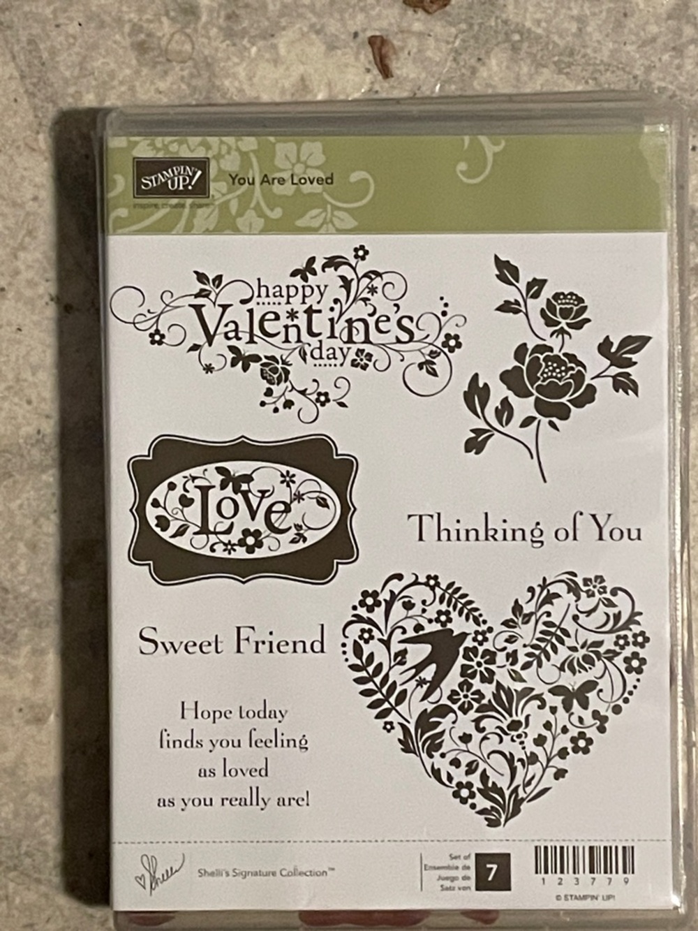 Stampin' Up! You Are Loved Floral Valentine Sentiment Stamp Set